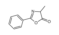 4-甲基-2-苯基-2-噁唑啉-5-酮结构式