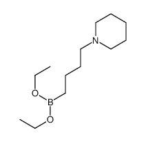 diethoxy(4-piperidin-1-ylbutyl)borane结构式