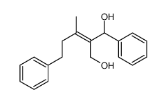 1-phenyl-2-(4-phenylbutan-2-ylidene)propane-1,3-diol结构式