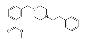 methyl 3-[[4-(2-phenylethyl)piperazin-1-yl]methyl]benzoate Structure