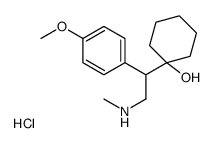 1-[1-(4-methoxyphenyl)-2-(methylamino)ethyl]cyclohexan-1-ol,hydrochloride Structure