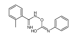 [[amino-(2-methylphenyl)methylidene]amino] N-phenylcarbamate Structure