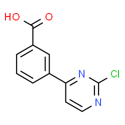 3-(2-Chloropyrimidin-4-yl)benzoic acid Structure
