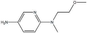 N2-(2-methoxyethyl)-N2-methylpyridine-2,5-diamine Structure