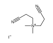 bis(2-cyanoethyl)-dimethylazanium,iodide结构式