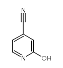 1,2-二氢-2-氧代-4-吡啶甲腈结构式