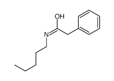 N-pentyl-2-phenylacetamide Structure