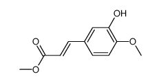 isoferulic acid methyl ester Structure