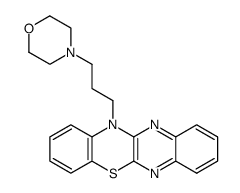 12-(3-Morpholin-4-yl-propyl)-12H-5-thia-6,11,12-triaza-naphthacene Structure