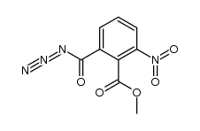 methyl 2-(azidocarbonyl)-6-nitrobenzoate Structure