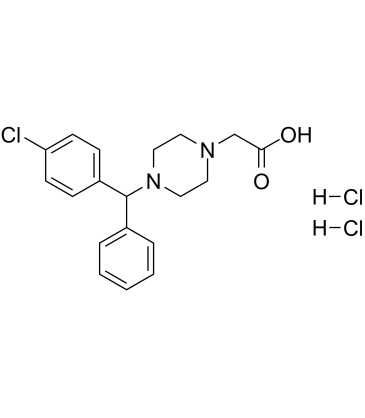 Cetirizine Impurity B dihydrochloride structure