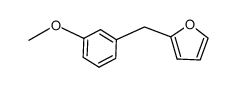 2-(3-methoxybenzyl)furan Structure