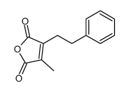3-methyl-4-(2-phenylethyl)furan-2,5-dione结构式