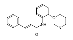 (E)-N-[2-[3-(dimethylamino)propoxy]phenyl]-3-phenylprop-2-enamide结构式