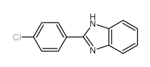 2-(4-氯苯基)苯并咪唑结构式