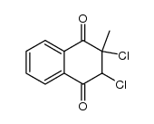2,3-dichloro-2-methyl-2,3-dihydro-[1,4]naphthoquinone结构式