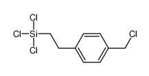 trichloro-[2-[4-(chloromethyl)phenyl]ethyl]silane Structure