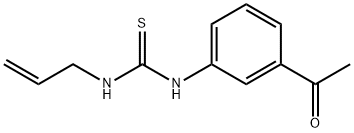 1-(3-acetylphenyl)-3-allyl-2-thiourea Structure