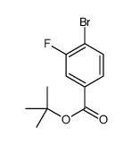 4-溴-3-氟苯甲酸叔丁酯结构式