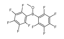 bis(pentafluorophenyl)boronic acid,methyl ester Structure