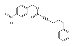 (4-nitrophenyl)methyl 6-phenylhex-2-ynoate结构式