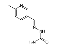 6-methyl-pyridine-3-carbaldehyde semicarbazone结构式