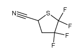 4,4,5,5-tetrafluoro-tetrahydro-thiophene-2-carbonitrile结构式