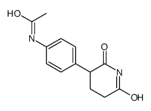 N-[4-(2,6-dioxopiperidin-3-yl)phenyl]acetamide结构式