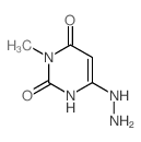 6-Hydrazinyl-3-Methylpyrimidine-2,4(1H,3H)-Dione Structure