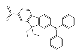 9,9-diethyl-7-nitro-N,N-diphenylfluoren-2-amine Structure