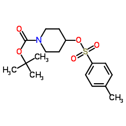 4-(Toluene-4-Sulfonyloxy)-Piperidine-1-Carboxylic Acid Tert-Butyl Ester Structure