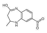4-methyl-7-nitro-1,3,4,5-tetrahydro-1,5-benzodiazepin-2-one Structure