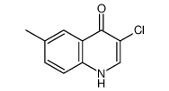 3-Chloro-4-hydroxy-6-methylquinoline Structure
