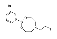 6-Butyl-2-(3-bromophenyl)-1,3,6,2-dioxazaborocane Structure