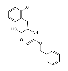 Cbz-2-Chloro-D-Phenylalanine结构式