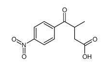 3-methyl-4-(4-nitrophenyl)-4-oxobutanoic acid Structure