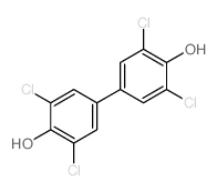 [1,1'-Biphenyl]-4,4'-diol,3,3',5,5'-tetrachloro-结构式