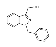 1-苄基-3-羟基甲基-1H-吲唑结构式
