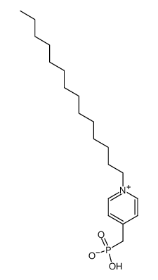 (1-Tetradecyl-4-pyridiniomethyl)phosphonate Structure