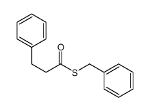 S-benzyl 3-phenylpropanethioate结构式