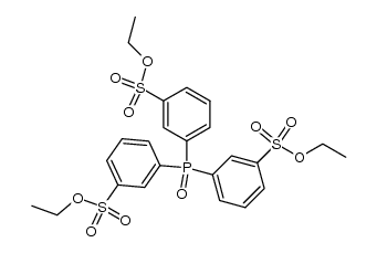 tris (3-ethyl phenyl sulfonate) phosphine oxide结构式