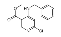 Methyl4-(benzylaMino)-6-chloronicotinate Structure