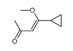 3-Buten-2-one, 4-cyclopropyl-4-methoxy- (9CI)结构式