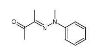 butane-2,3-dione-mono-(methyl-phenyl-hydrazone) Structure