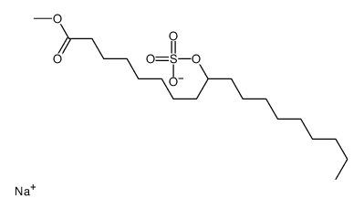 9-(磺酰氧基)十八烷酸甲酯钠盐结构式