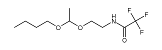 N-[2-(1-butoxyethoxy)ethyl]-2,2,2-trifluoroacetamide结构式
