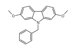 9-benzyl-2,7-dimethoxy-9H-carbazole Structure
