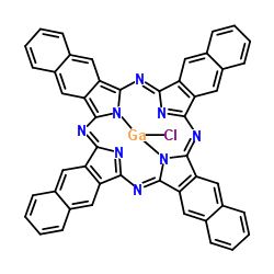2,3-萘酞菁镓(III)结构式