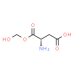 L-Aspartic acid, 1-(hydroxymethyl) ester (9CI) structure