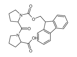 1-[1-[(9H-Fluoren-9-ylmethoxy)carbonyl]-L-prolyl]-D-proline Structure